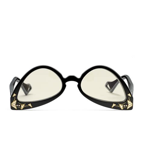 gucci inverted cat eye glasses